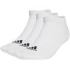 adidas Unisex - Adulto Thin and Light Sportswear Low-Cut Socks 3 Pairs, White / Black, 4.5-6