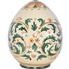 Uovo da Collezione in Ceramica di Caltagirone Uova tipo Fabergè Dipinto a Mano
