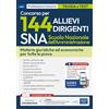 Edises Edizioni Concorso 144 Allievi Dirigenti SNA (Scuola Nazionale dell'Amministrazione). Materie giuridiche ed economiche per tutte le prove. Con estensioni online. Con software di simulazione