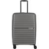 Travelite Valigetta rigida a 4 ruote, misura media, 67 litri, serie TRIENT: trolley rigido con lucchetto a combinazione TSA, 66 cm, grigio., 66 cm, Trolley rigido con 4 ruote