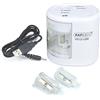 Rapesco 1448 Temperamatite Elettrico Automatico PS12-USB, Uso con Cavo USB (incluso) o Batterie (non incluse), Bianco