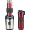 H.Koenig Mini frullatore SMOO9 Smoothie Maker, 570mL, 300W, 4 lame in acciaio inox, senza BPA, 2 bottiglie portatili da viaggio, frullati e frappé, Grigio
