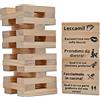 Ronronner 48 Pezzi Giochi Erotiici Coppie, Giochi Romantici Riutilizzabili Torre Passione Gioco in Italiano, Posizioni Creative per Intimità di Coppia
