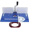 Garosa Base di Sollevamento del Tavolo Router, Tavolo Router in Lega di Alluminio Base Manuale Regolabile Macchine per la Lavorazione del Legno, Tavoli con compatibilità Universale, Adatti per la Scultura
