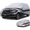 Holthly 10 strati Telo Copriauto per Ford Fiesta(1989-2025),100% copertura auto impermeabile,Telo Copri Auto per Esterno,impermeabile,protezione UV,antivento,antipolvere.