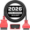 Autel Cavo Prolunga OBD2 3.3 Piedi/1M, Cavo Prolunga Diagnostico OBDII Maschio a Femmina a 16 Pin, Adattatore Cavo OBD2 per Strumento Scansione OBD II Compatibile con Tutti i Veicoli OBD 2