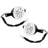 Akozon 2 Pz 12 V LED Sinistra Destra Faro Lampada Adatta per Bull Farm Quad Dirt Bike ATV 150 250