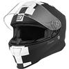 ORIGINE On Road Casco Integrale Casco Moto con Ventilazione ECE (CONTEST MATT WHITE BLACK,L)