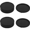 eMagTech 2 set di lenti e copricorpo compatibili con fotocamera Leica R Mount, colore nero