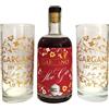 Gargano Dry Gin GARGANO SLOE GIN CL.50 CON 2 BICCHIERI TUMBLER