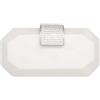Adoptfade Elegante borsa da sera da donna con cristalli, pochette da cocktail e feste, bianco