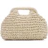 SUKUTU Pochette di Paglia, Borsa da Spiaggia per le Vacanze Estive per le Donne Rafia Vimini e Rattan intrecciati