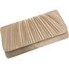 Leslii Pochette da donna per feste di nozze, Elegante beige