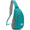 HALOVIE Zaino Monospalla Uomo Piccolo Antifurto Borsello Tracolla Borsa a Tracolla Sportivo per Donna Uomo Sling Bag Crossbody Zaini da Viaggio Hiking