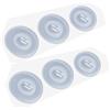 Gubyxg pour OPPO Enco Air2 Pro Cuffie auriculaires Couvre-oreilles Capuchon Silicone pour OPPO Enco Air2 Pro Cuffie Ear Buds 6pcs (BLUE)