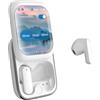 Generico 2024 New Intelligent Full-Color Touch Screen Slider Earphones, Slide Earphones with Touch Screen&Charging Case, Earbuds Wireless Bluetooth, with Music/Game Modes (White)