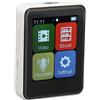 Jectse Lettore MP3 con Bluetooth, Lettore MP3 Mp4 Full Touch Screen da 1,8 Pollici con Radio FM, E-book, Lettore Musicale Digitale con Riduzione del Rumore Lettore Musicale MP3 (Bianco)