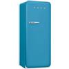 Smeg RÉFRIGÉRATEUR 1 PORTE ANNÉES 50 BLEU CIEL CHARNIÈRES À DROITE