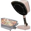 Generic Cappa aspirante portatile, mini desktop da 21 W con regolazione dell'energia eolica girevole e regolazione dell'angolo, lavabile per cucinare a casa e in cucina