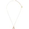 Freddy Collana in acciaio gold con pendente orsetto e strass