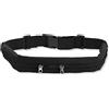 OcioDual Marsupio Sportivo Nero Uomo Donna Unisex Cintura da Corsa con 2 Tasche per Telefono Running Viaggi Escursioni Fitness