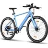 HITWAY Bicicletta Elettrica, Adulti Mountain Bike Elettrico, Bicicletta elettrica da 700C, E-bike da pendolarismo con batteria rimovibile da 36V12AH, 7 Velocità, 40-80km
