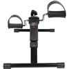 THINFAR Cyclette Pedaliera Cyclette Pieghevole, Mini Bike Esercizio Pedale per Il Recupero di Braccia e Gambe, Pedale della Bici con Monitor LCD, Resistenza Regolabile-37 * 50 * 23,5 cm,nero