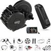 Bafang M225 250W Motore Centrale, Kit di conversione bicicletta elettrica 8fun con display EKD01 e piñón de 46T per biciclette da montagna e strada con asse pedaliera BB68-73mm