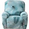 WWQQKJ Copripoltrona Relax Reclinabile Universale 1 Posto, Fodere Copripoltrona Reclinabile 4 Pezzi Elasticizzato Lavabile Rimovibile, Copertura per Poltrona Elettrica Reclinabile(S)