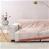 Bassetti Granfoulard Telo Copridivano, Copritutto, Telo Arredo Gran Foulard per divano, Copriletto, Copritavolo, cm 350x270 Art. INDIAN ROSES BEIGE 41