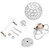 Raguso Lampada da parete a LED in cristallo squisito Energe Risparmio comodino Luce notturna Camera da letto di sicurezza Illuminazione soggiorno