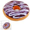 Generic Cuscino rotondo a forma di ciambella, 40 x 40 cm, cuscino rotondo a forma di ciambella, divertente cuscino a forma di cibo, morbido cuscino in peluche per casa e divano
