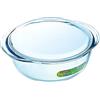 Pyrex Essentials rotondo in vetro Casseruola ad alta resistenza 2,2 L (+ coperchio 0,8L)
