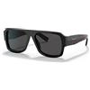 Prada 0PR 22YS Occhiali, Nero/Grigio Scuro, 56 Uomo
