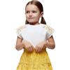 Mayoral Maglia T Shirt Maglie Bimba 03081 3081 Cotone 55 Bianco Original PE 2024 Taglia 8 Anni Colore Bianco