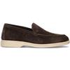 NEROFUMO Mocassino uomo testa di moro in suede
