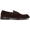 DOUCAL'S Mocassino uomo marrone in suede