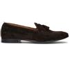 MEZZETINTE Mocassino uomo marrone in suede