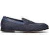FABI Mocassino uomo blu in pelle