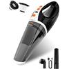 TANYO Aspirabriciole Senza Fili Potente, 10000Pa Aspirapolvere Auto Portatile con LED, 2 Velocità Mini Aspirapolvere, Ricaricabile Aspiratore Auto per Capelli, Casa, Ufficio, Cucina