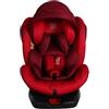 Mon Mobilier Design ZELI Seggiolino auto evolutivo i-Size 360° bambini da 40 a 150 cm 0-36 kg Isofix Top Tether Rosso con baldacchino
