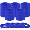 PATIKIL Braccialetti in Gomma, 60Pz Braccialetti Sportivi in Silicone Unisex per Feste Sportive Giochi di Moda Decorazioni Blu Scuro