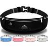 Nordrun Marsupio Running Uomo & Donna, marsupio corsa Impermeabile - per Corsa, Sportivo, Trekking, Sport, Fitness, Jogging - marsupio running Cintura Palestra - per Tutti Cellulare