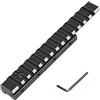Paike 11mm Dovetail to 21mm Picatinny Rail Convert Adapter - 155mm/6.1 Long Extension Low Profile Scope Mount Converter Adaptor - Base Mount 3/8 to 7/8 Converter