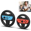 QYCHHJ Steering Wheel Compatible with Nintendo Switch 2 2025 Wheel, Family Use Racing Wheel Accessories Compatible with Switch 2 JoyCon Controllers, 2 Pack (black)