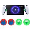 Olycism Cappucci antiscivolo in silicone morbido con impugnatura per pollice per PlayStation Portal Copri joystick in silicone con custodia protettiva per controller Playstation 5 Portal per PS5 2paia