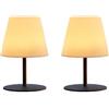 Lumisky Set di 2 lampade da tavolo a LED senza fili H16CM TWINS
