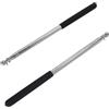 Mewtush 2 PCS Asta della Bandiera Telescopica in Acciaio Inox, Bastone Allungabile, Asta Portatile per Insegnanti e Guide Turistiche, Ideale per Viaggi, Campeggio e attività All'Aperto(1,6m)