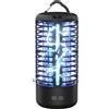 anysun Lampada Antizanzare, Anysun Zanzariera Elettrica con Luce LED per Interno ed Esterno, Zanzare Elettrico 3000V Impermeabile, Lampada Zanzare per Casa, Patio, Giardino, Campeggio (Nero)