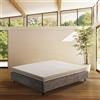 Comfy Line - Materasso Singolo per Divano Letto 90x190 h 12 cm. Materassino Pieghevole Schiuma Ortopedico. Rivestimento Sfoderabile Cotone Fresco e Traspirante.